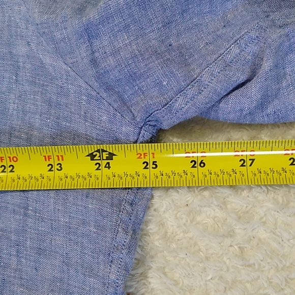 Untuckit Men's Linen Button Shirt Short Sleeve Size XL Tall - Picture 10 of 10